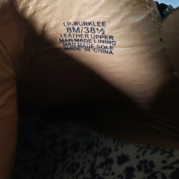 Lucky Brand Black Leather Burklee Ankle Boot / Bootie, Size 8 - Picture 9 of 12